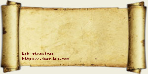 Jana Zarić vizit kartica